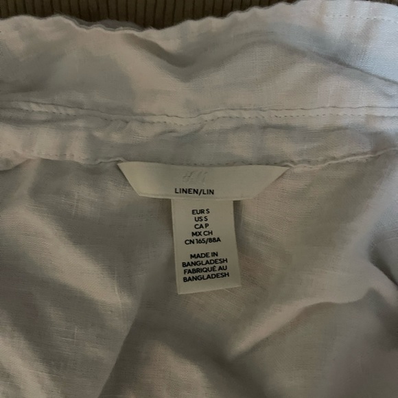 Women’s Size Small Women’s US White Cotton Button down Long-Sleeve Shirt - Picture 4 of 6